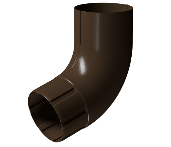 Колено 72° D90 Döcke STAL PREMIUM Каштан, (RAL 8017) купить в Орске
