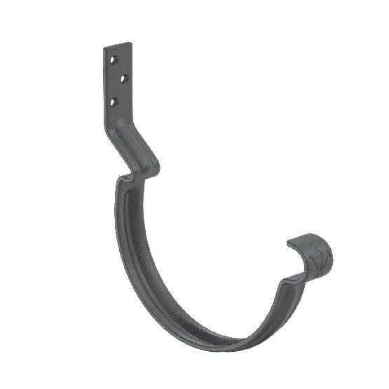 Водосток Aquasistem, Система 150/100 - Крюк крепления желоба короткий RR 23 Маренго matt купить в Орске