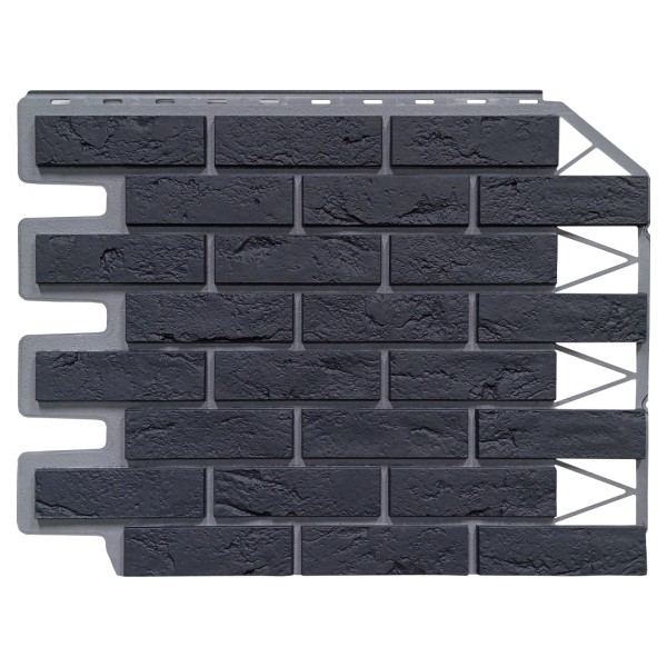 Фасадная панель FineBer, Кирпич Баварский, Графит купить в Орске
