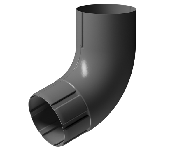 Колено 72° D90 Döcke STAL PREMIUM Графит, (RAL 7024) купить в Орске