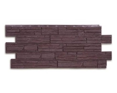 Фасадная панель T-Сайдинг-Альпийская сказка ЭКО-1 Браун купить в Орске