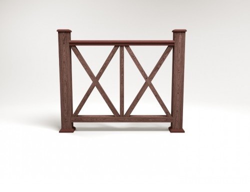 Ограждение из ДПК FG7 шоколад купить в Орске