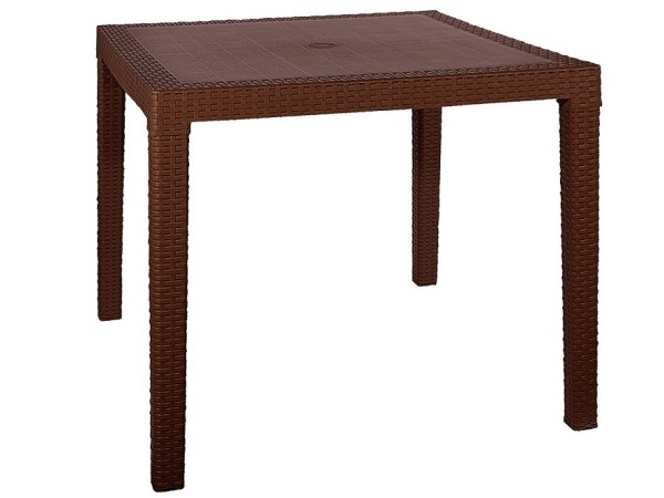 Стол квадратный FIJI Quatro Table Коричневый купить в Орске