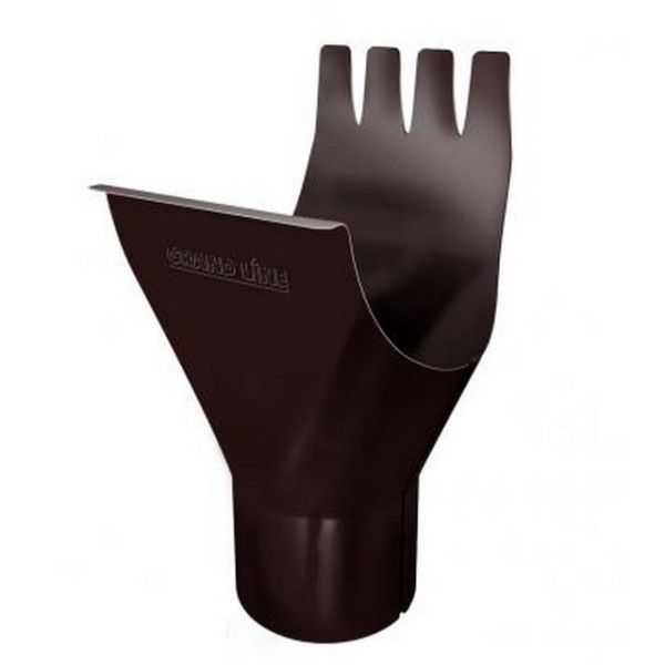 Водосток Grand Line 150x100 – Воронка желоба RAL 8017 купить в Орске