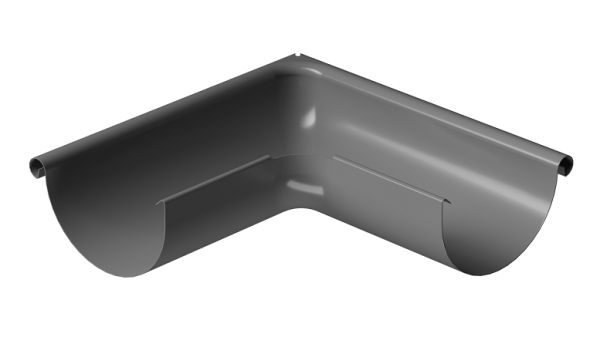 Угол внешний 90° D125 Döcke STAL PREMIUM Графит, (RAL 7024) купить в Орске