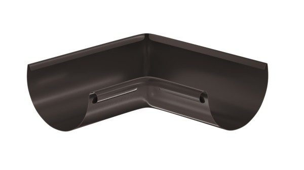 Водосток Aquasistem, система 125x90 - Угол желоба, внутренний 90° RR 32 Тёмно-Коричневый купить в Орске