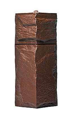 Угол T-Сайдинг-ЭКО-1 Гранит Леон - Браун купить в Орске