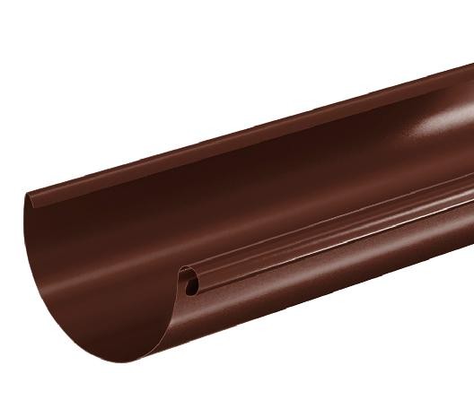 Водосток Aquasistem, система 150/100 - Водосточный желоб 3.00м RAL 8017 Коричневый купить в Орске