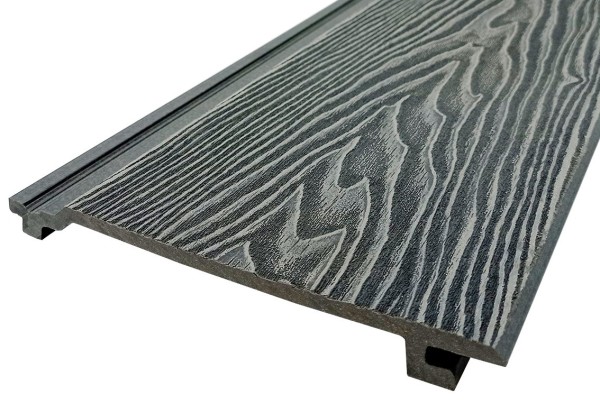 Сайдинг Darvolex 185x19x3000мм, 3D тиснение Серый купить в Орске