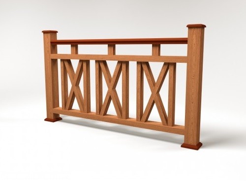 Ограждение из ДПК FG3 терракот купить в Орске