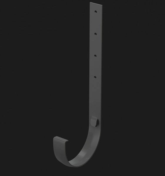 Кронштейн желоба металл Docke Premium ПВХ - Графит купить в Орске