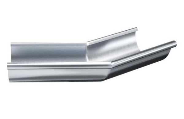 Водосток Aquasistem, Система 125x90 - Угол желоба наружный оцинковка 135° купить в Орске