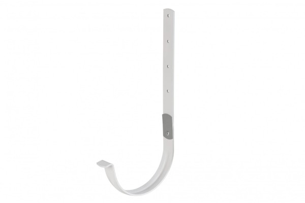 Водосток Альта-Профиль ПВХ – Кронштейн желоба металл (белый) купить в Орске