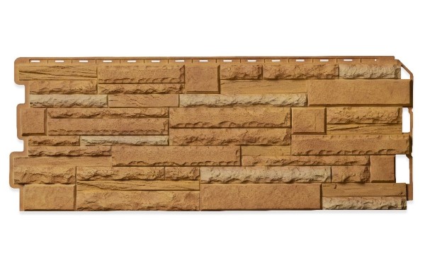 Фасадная панель Цокольный сайдинг Альта профиль Скалистый камень Памир Комби купить в Орске