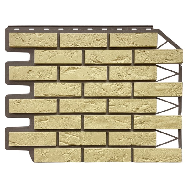 Фасадная панель FineBer, Кирпич Баварский, Песочный купить в Орске