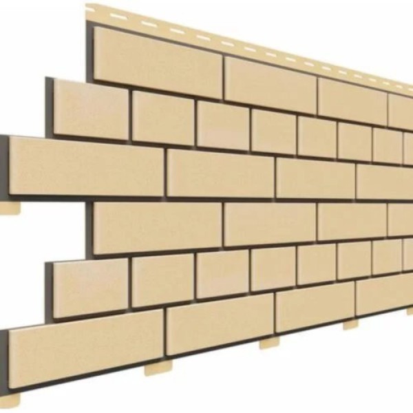 Фасадная панель Доломит Кирпич, Светло-желтый купить в Орске