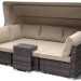 Диван-Трансформер AFINA плетеный из иск. ротанга AFM-320B Brown купить в Орске