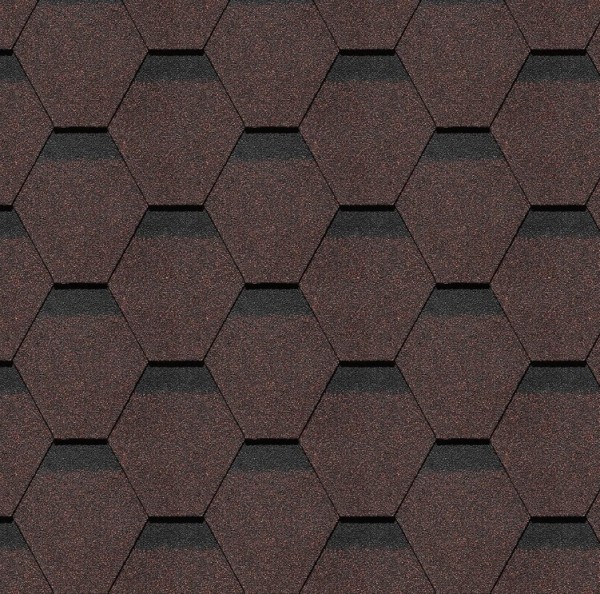 Гибкая черепица Docke, коллекция Шеффилд – Корица купить в Орске