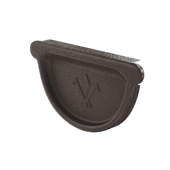 Водосток Aquasistem, Система 150/100 - Заглушка универсальная с резиновым уплотнителем RR 32 Тёмно-коричневый matt купить в Орске