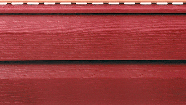 Виниловый сайдинг Канада плюс премиум, красный купить в Орске