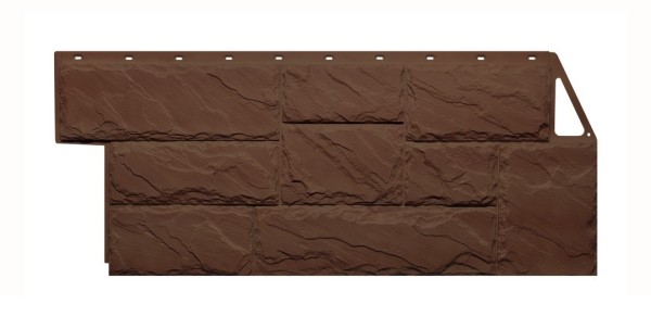 Фасайдинг Серия «Камень крупный» Коричневый купить в Орске