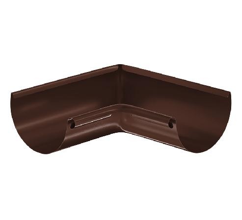 Водосток Aquasistem, система 125x90 - Угол желоба, внутренний 90° RAL 8017 Коричневый купить в Орске