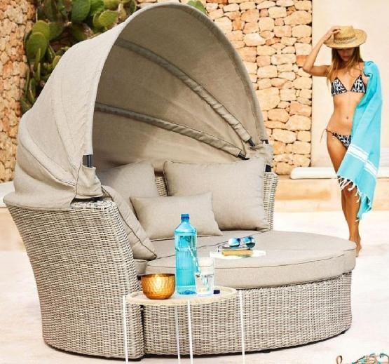 Диван-Трансформер AFINA плетеный из иск. ротанга AFM-325 Beige купить в Орске