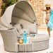 Диван-Трансформер AFINA плетеный из иск. ротанга AFM-325 Beige купить в Орске
