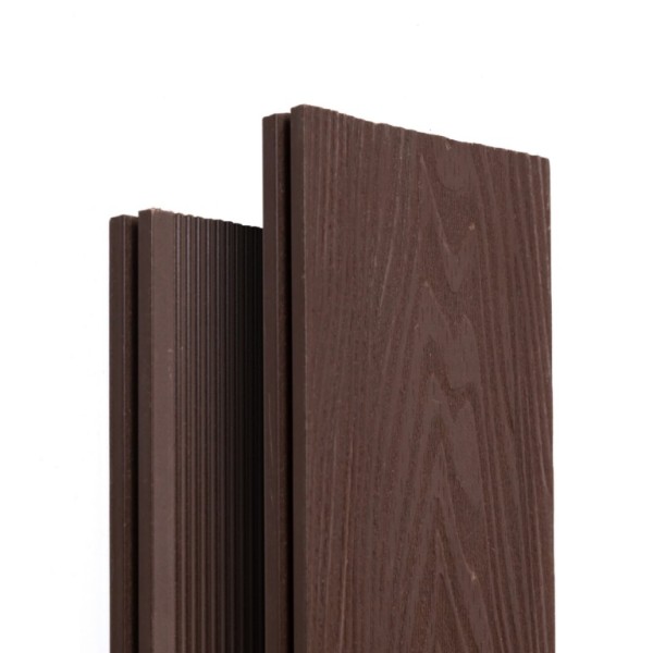 Террасная доска Ecodecking Экстра 3D полнотелая Графит купить в Орске