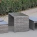 Диван-Трансформер AFINA плетеный из иск. ротанга S330G-W78 Grey купить в Орске