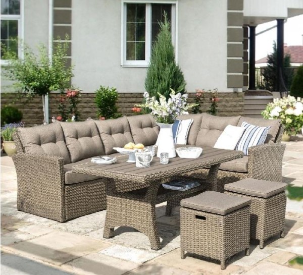 Комплект мебели AFINA плетеной из иск. ротанга AFM-307B Beige купить в Орске