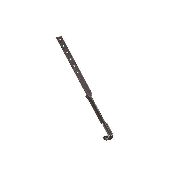 Водосток Aquasistem, система 150/100 - Поддержка желоба RR 32 Тёмно-Коричневый купить в Орске