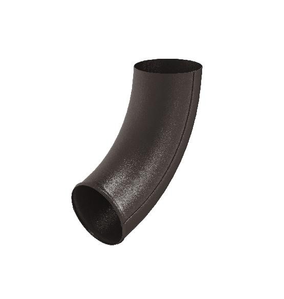 Водосток Aquasistem, Система 150/100 - Отвод трубы RR 32 Тёмно-коричневый matt купить в Орске