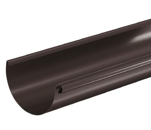 Водосток Aquasistem, система 125x90 - Водосточный желоб 3.00м RR 32 Тёмно Коричневый купить в Орске