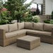 Комплект мебели AFINA плетеной из иск. ротанга YR825B Beige купить в Орске