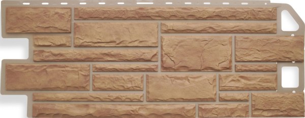 Цокольный сайдинг альта-профиль - коллекция "камень", бежевый купить в Орске