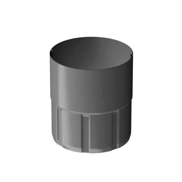 Муфта соединительная для водостока Döcke STAL PREMIUM, Графит купить в Орске