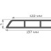 Доска Ромбус 3D ДПК Outdoor STORM GREY серая микс купить в Орске