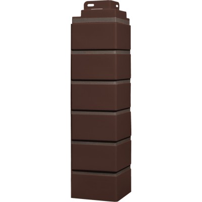 Угол Фасайдинг Серия «Кирпич клинкерный» Жженный