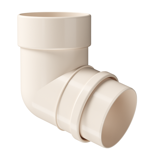 Колено 72˚ Docke Lux ПВХ Латте купить в Орске