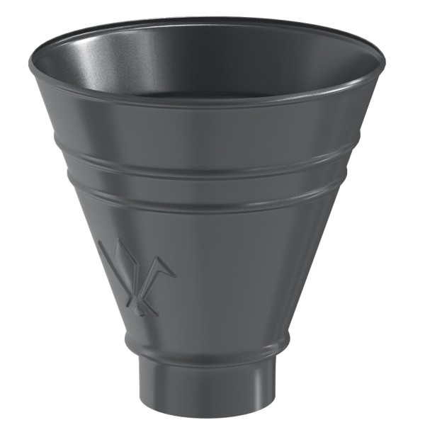 Водосток Aquasistem, система 150x100 - Воронка водосборная круглая RR 23 Маренго купить в Орске