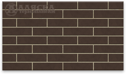Фасадные Термопанели Аляска Amsterdam brown купить в Орске