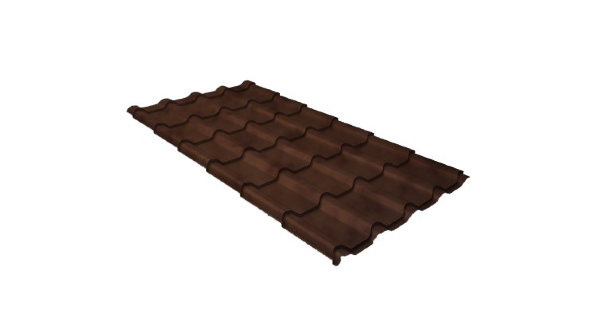 Металлочерепица камея 0,45 Safari Twincolor Brown купить в Орске