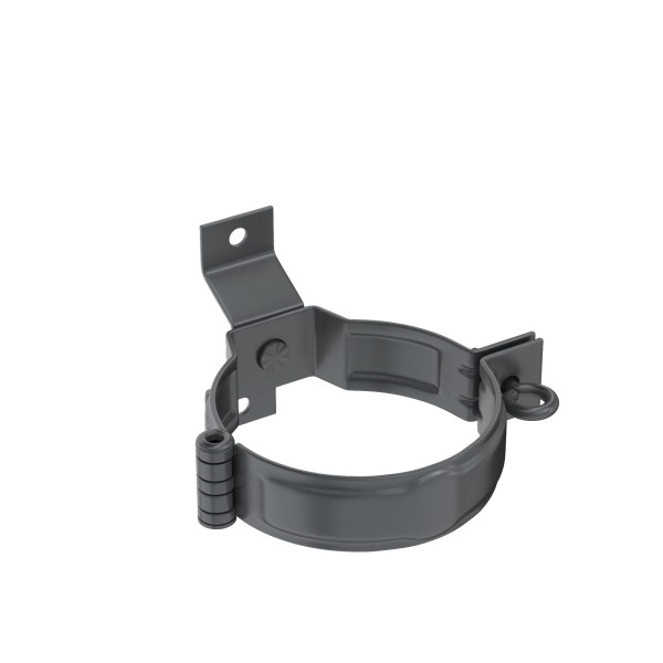 Водосток Aquasistem, система 150x100 - Декоративный хомут трубы под дерево с комплектом крепления RR 23 Маренго купить в Орске