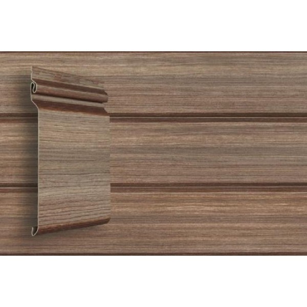 Виниловый сайдинг Grand Line Natural-Брус Tundra - Кедр купить в Орске