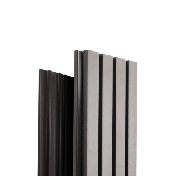 Фасадная доска Ecodecking Техно реечная 200х26х3000 Серый купить в Орске