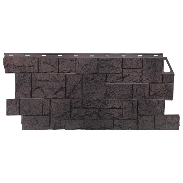 Фасадная панель FineBer, Камень Дикий, Коричневый купить в Орске