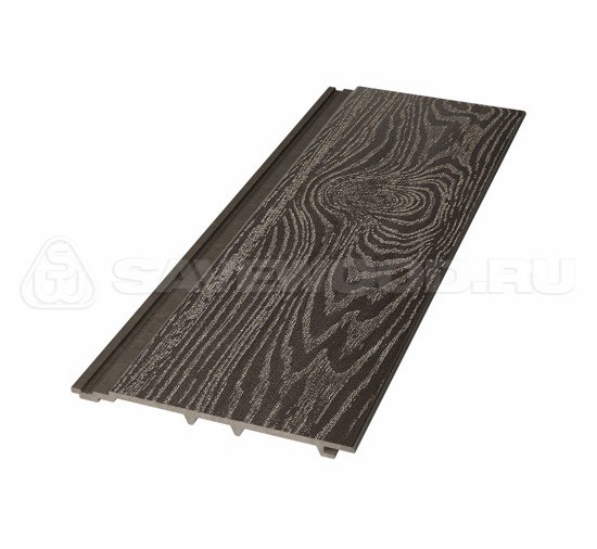 Сайдинг из дпк savewood sw-cedrus тангенциальный распил темно-коричневый купить в Орске