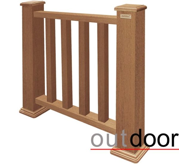 Ограждение из ДПК Outdoor Классик 3D STORM дуб купить в Орске