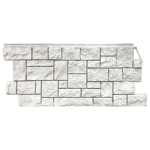 Фасадная панель FineBer, Камень Дикий, Жемчужный купить в Орске